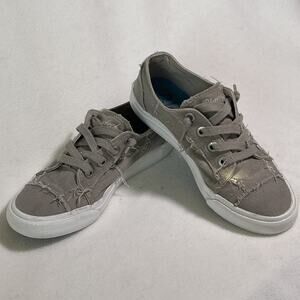 Blowfish Malibu Shoes, Light Tan/ Gray, Women's Size 7